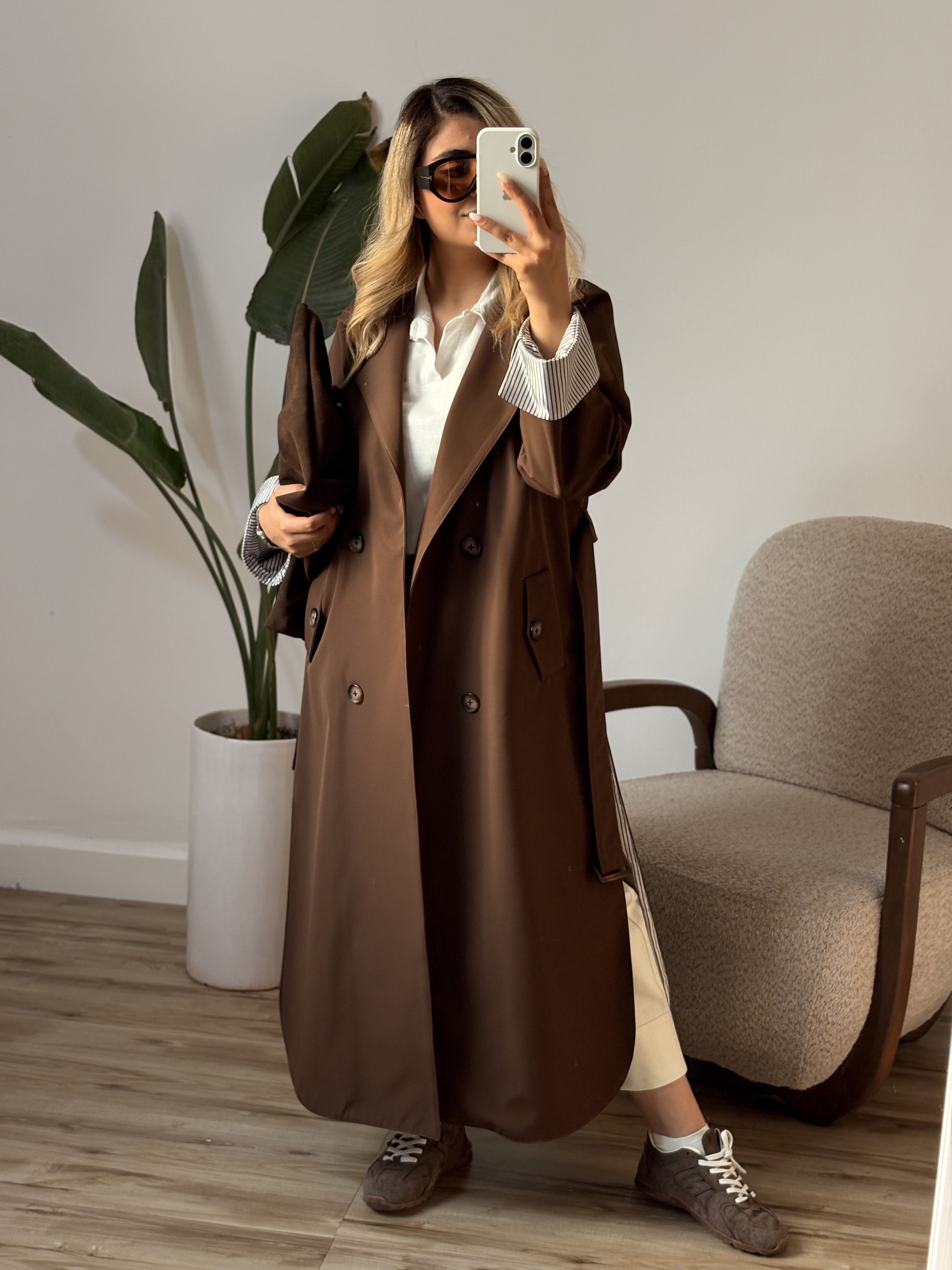ترنچ کت پارچه سوپر سانتانا
